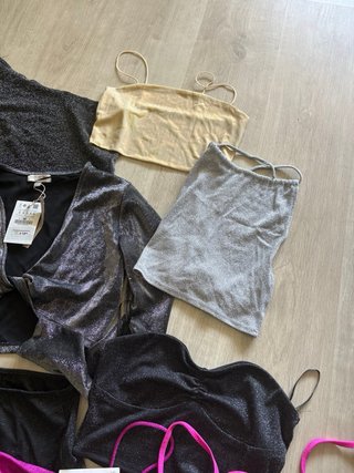 Ropa fiesta S/M Negro y Rosa