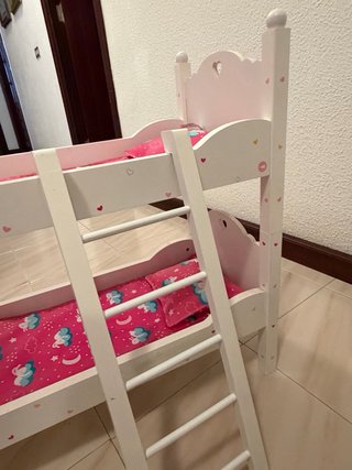 Lote Juguetes Bebé: Litera, Trona y Armario