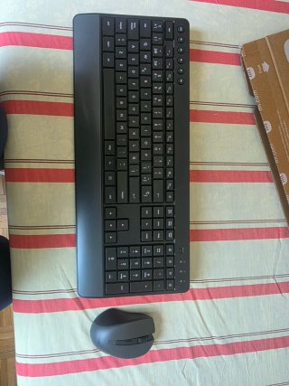 Teclado y Ratón Trust Negro/Gris