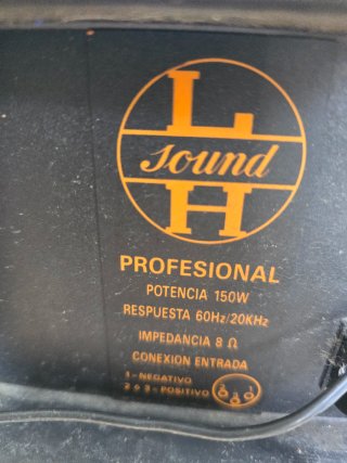 2 Altavoces Profesional L Sound H 150W.+ 2Tripode