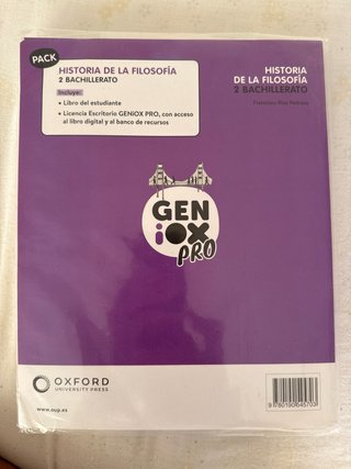 Historia de la Filosofía, 2 Bachillerato, Genio...