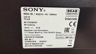 TV Sony 50 KDL50W685A Smart TV