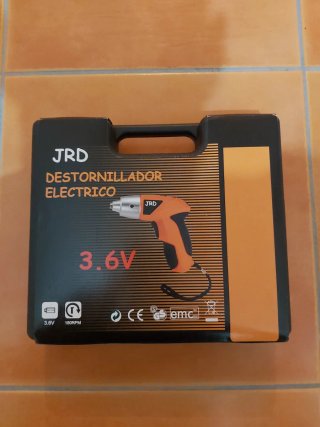 Destornillador Eléctrico JRD 3.6V Inalámbrico