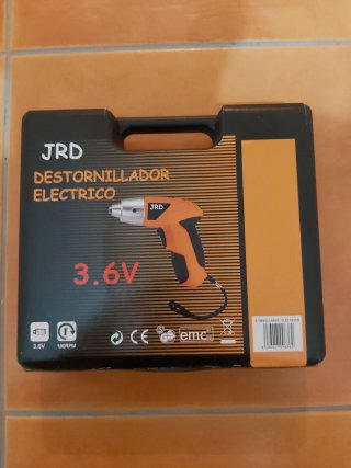 Destornillador Eléctrico JRD 3.6V Inalámbrico