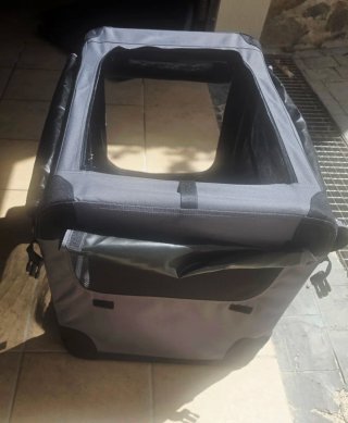 Transportín TK Pet Gris Grande. Usado una vez