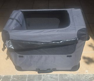 Transportín TK Pet Gris Grande. Usado una vez