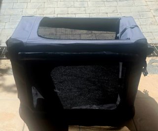Transportín TK Pet Gris Grande. Usado una vez