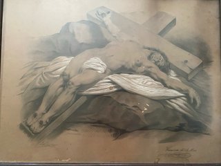 Dibujo Francisco de A. Mas con marco