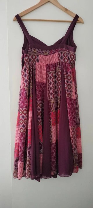 Vestido midi Bohotonic estampado étnico