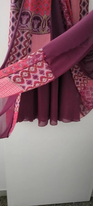 Vestido midi Bohotonic estampado étnico
