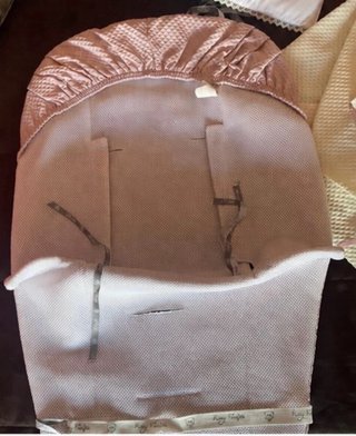 Funda y cubre capazo/sillita rosa
