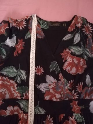 Abito donna maniche lunghe floreale