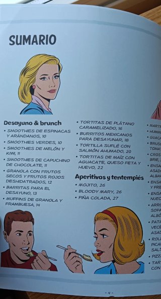 Cómic Pop food cocina en viñetas