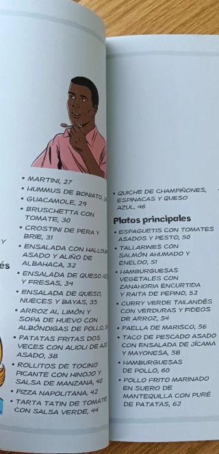 Cómic Pop food cocina en viñetas