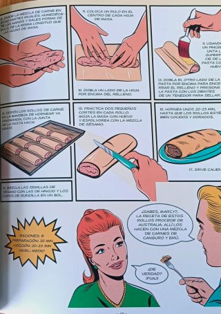 Cómic Pop food cocina en viñetas