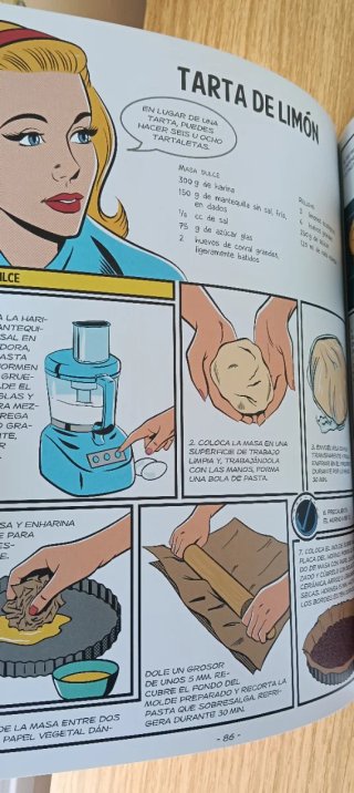 Cómic Pop food cocina en viñetas