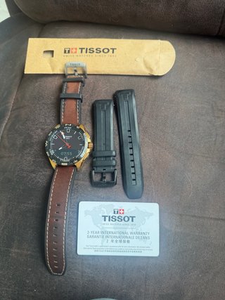 Reloj Tissot Touch Connect Marrón/Dorado