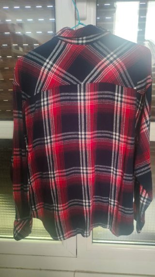 Camisa cuadros Stradivarius Talla L
