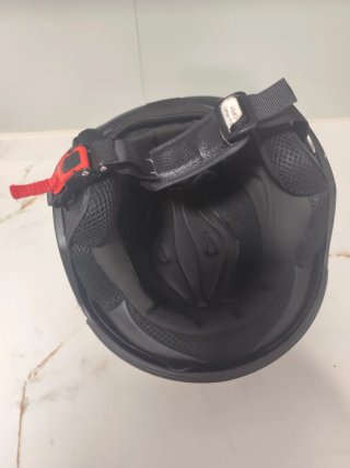 Casco Arrow Jet Negro con Bandera Española