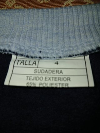 Sudadera azul sin estrenar