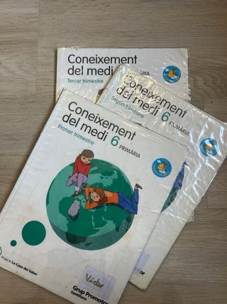 Libros de coneixement del medi 6to primaria