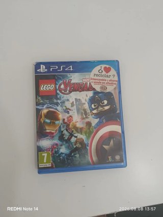 Lote 2 juegos PS4: LEGO Marvel Super Heroes