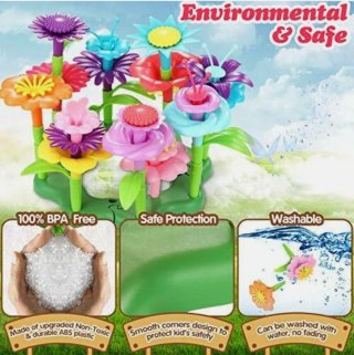 Juego Construcción Flores Niños