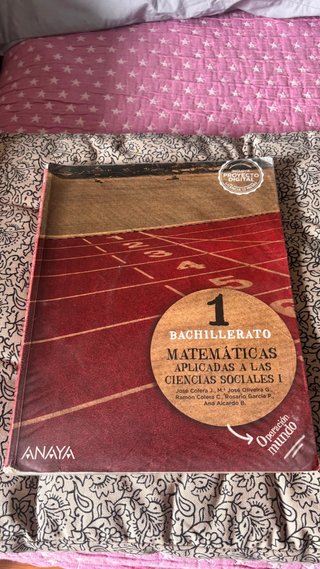 Matemáticas aplicadas a las Ciencias Sociales I...