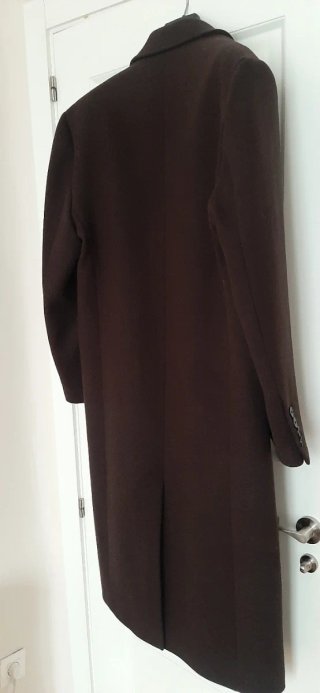 Abrigo lana oversize Zara Marrón