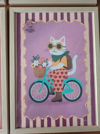 Set 4 Cuadros Decorativos Animales