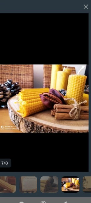 LOTE 50 VELAS CERA ABEJA