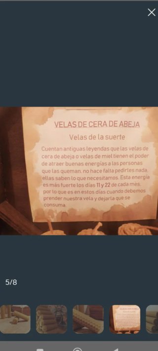 LOTE 50 VELAS CERA ABEJA
