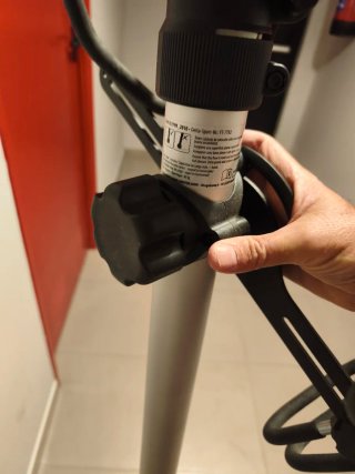Barra vertical para 2 bicicletas