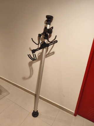 Barra vertical para 2 bicicletas