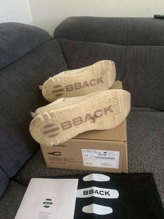 BBACK Scarpe Tg 40 Crema Usate 1 Volta
