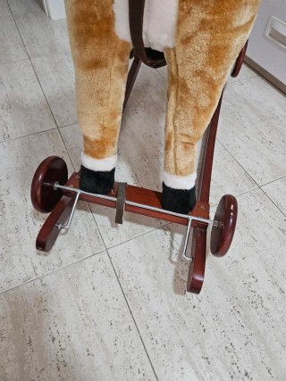 Caballo balancín y correpasillo con sonido