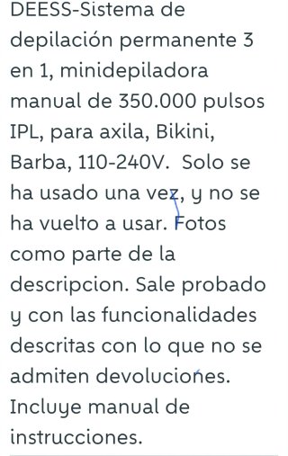 Depiladora DEESS GP586 Luz Pulsada