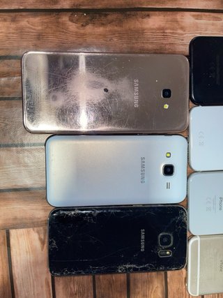 Lote 7 Móviles Apple y Samsung