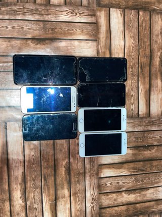 Lote 7 Móviles Apple y Samsung