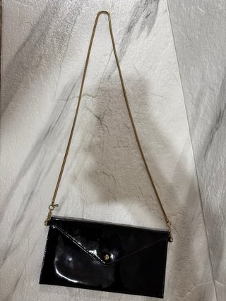 Bolso de mano Loewe negro charol