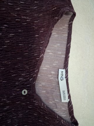 Blusa MNG Morada Talla S