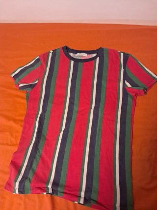 Camiseta Bershka Rayas Talla XS