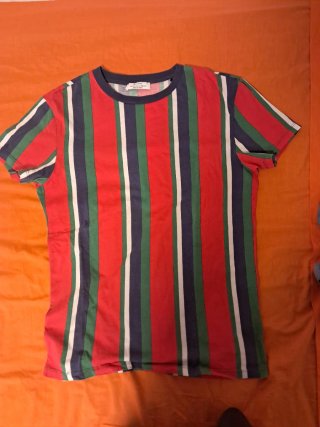 Camiseta Bershka Rayas Talla XS