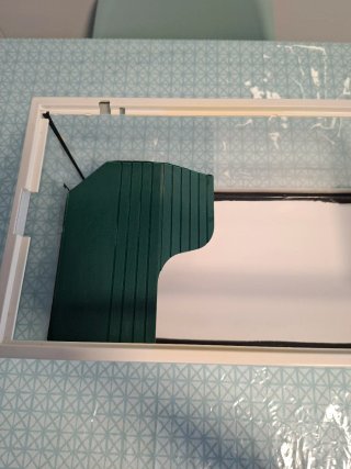 Acuario para tortugas con plataforma