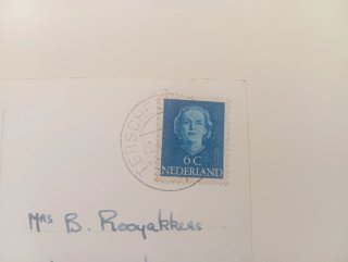 Postal Terschelling Bosplaat Holanda Años 50