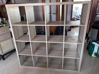 Estantería Kallax Ikea Beige.