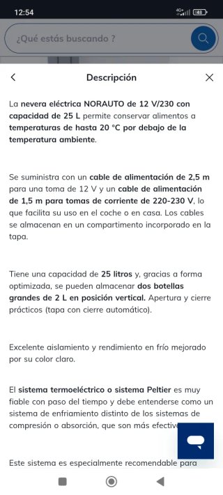 Nevera portátil Norauto 25L