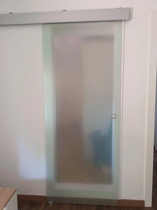 Puerta corredera cristal 83x203cm
