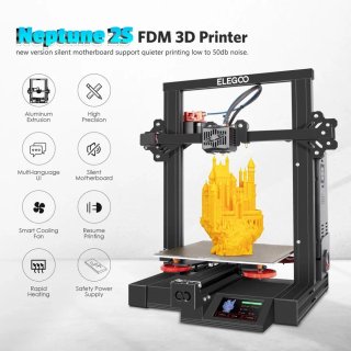 Impresora 3D Elegoo Neptune 2S Negra