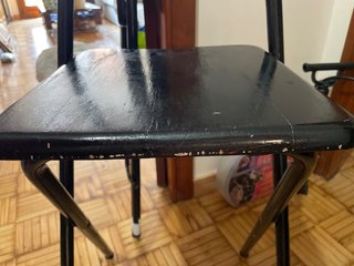 Sillas altas plegables cocina